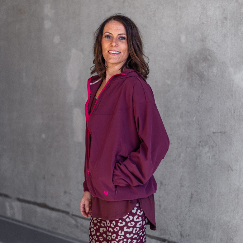 My jacket - aubergine
