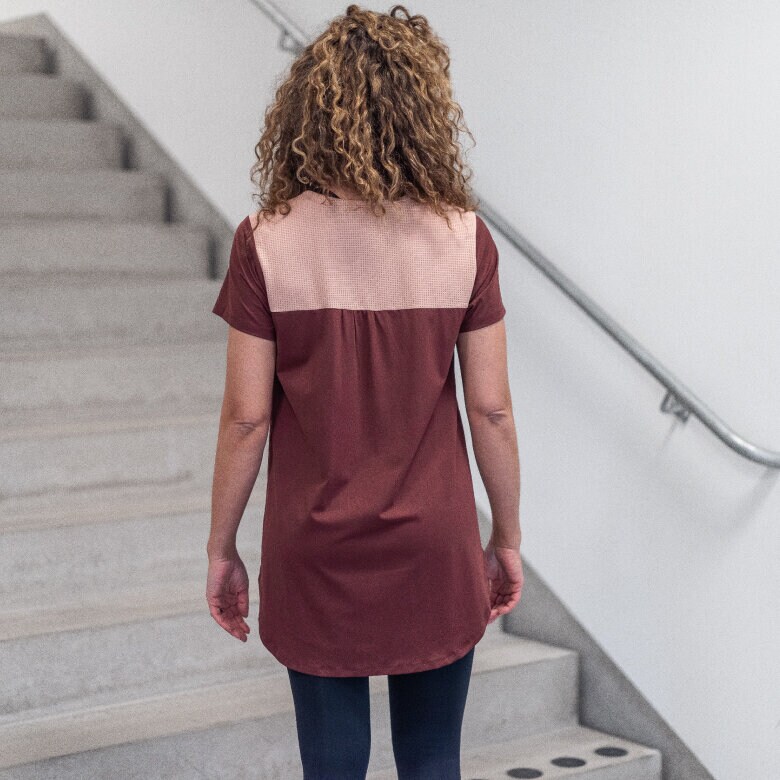 Cissi top - aubergine