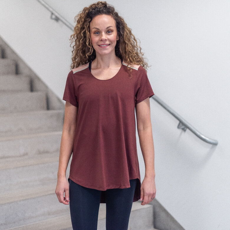 Cissi top - aubergine