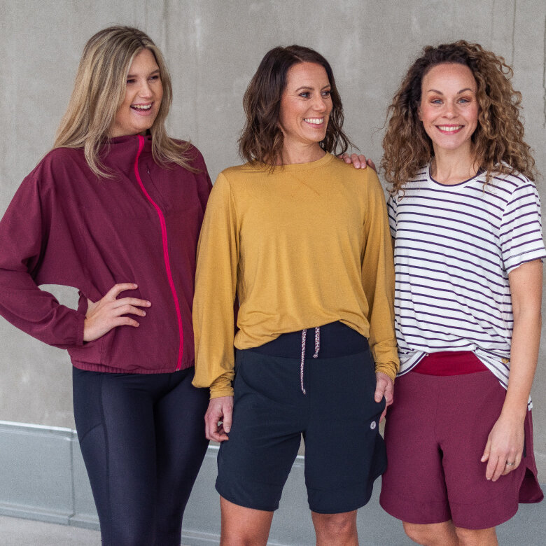Taylor long shorts - aubergine