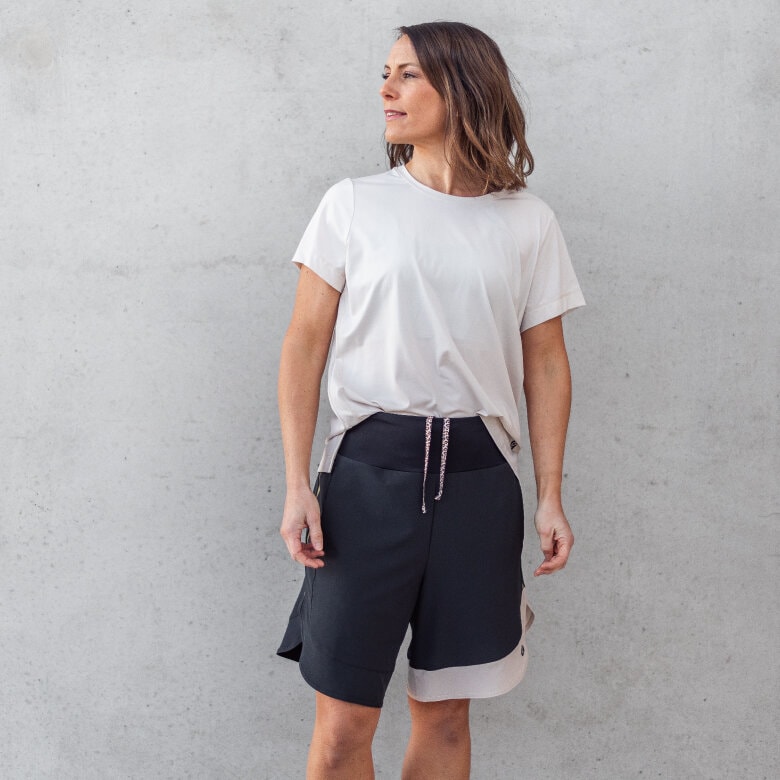 Taylor long shorts - multi black