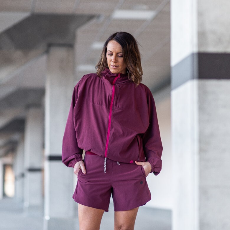 Taylor shorts - aubergine