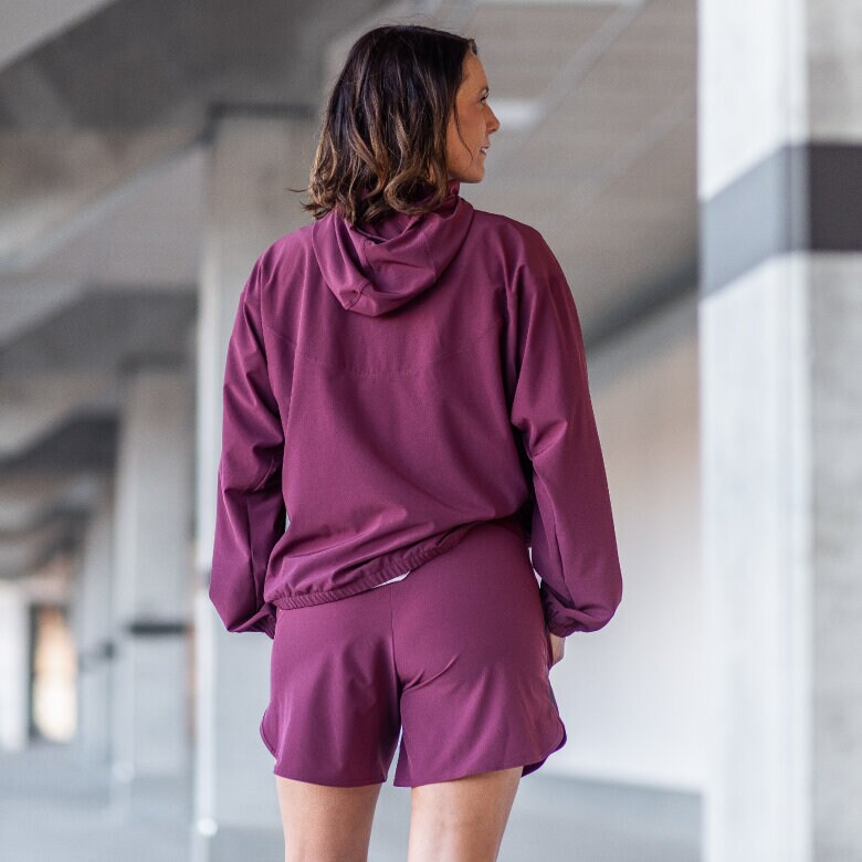 Taylor shorts - aubergine